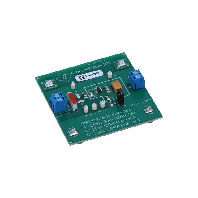 TPS2552DBV1EVM-364 EVAL MODULE FOR TPS2552DBV1-364