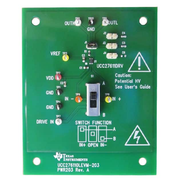 UCC27611OLEVM-203 EVALUATION BOARD FOR UCC27611
