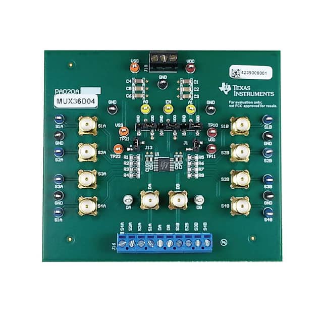 MUX36D04EVM-PDK EVAL BOARD FOR MUX36D04