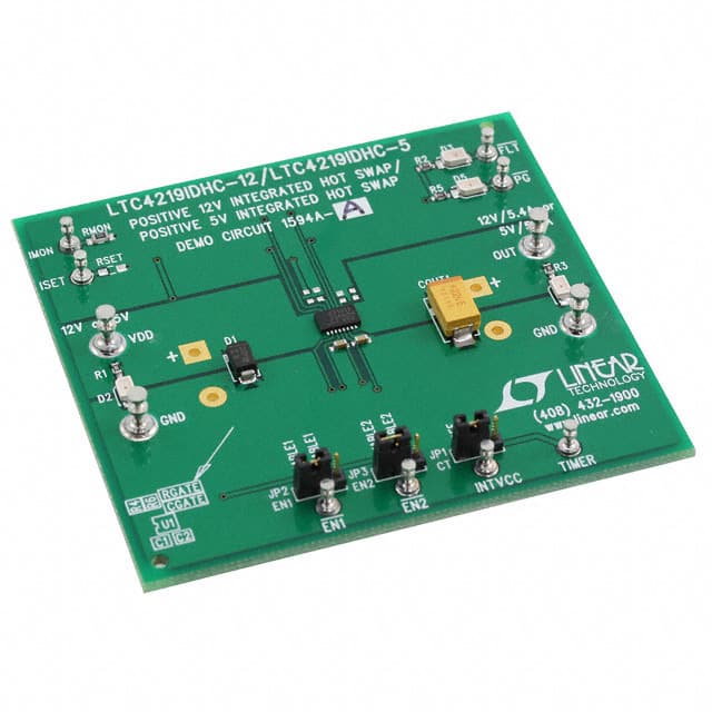 DC1594A-A BOARD DEMO FOR 5V LTC4219-12