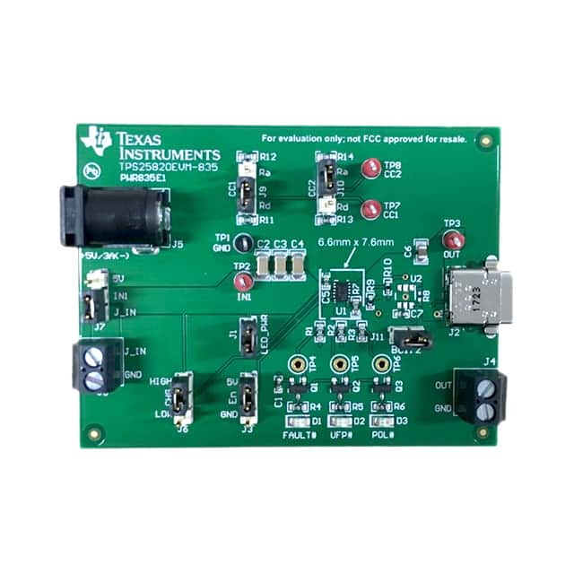TPS25820EVM-835 EVAL BOARD FOR TPS25820