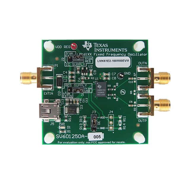 LMK61E2-100M00EVM EVAL BOARD FOR LMK61E2-100M00