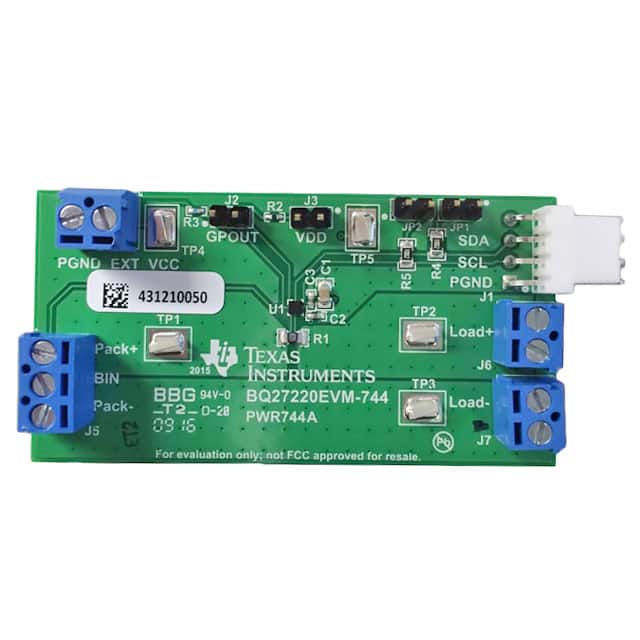 BQ27220EVM-744 EVALUATION MODULE FOR SYSTEM-SID