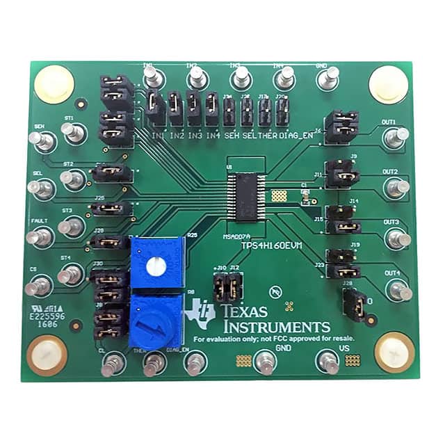 TPS4H160EVM EVALUATION MODULE