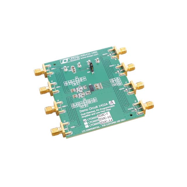 DC1422A-A LTC6605-7 - DUAL MATCHED 7MHZ LO