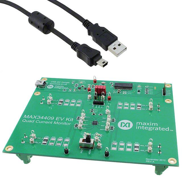 MAX34409EVKIT# EVAL BOARD FOR MAX34409