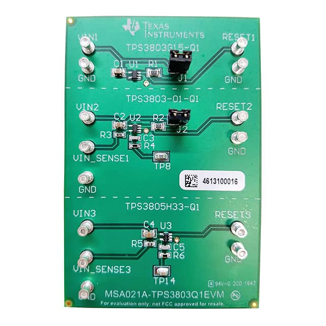 TPS3803Q1EVM EVALUATION MODULE