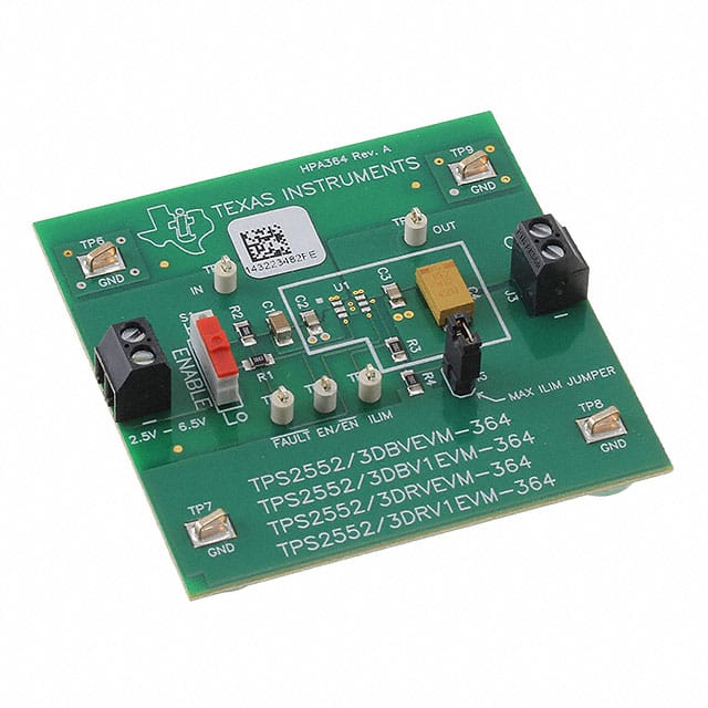 TPS2553DRV1EVM-364 EVAL MODULE FOR TPS2553DRV1-364