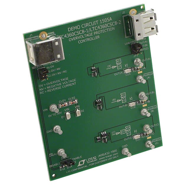 DC1505A DEMO BOARD FOR LTC4360