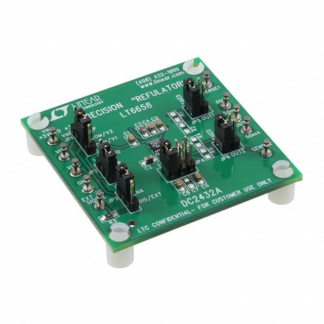 DC2432A DEMO BOARD FOR LT6658