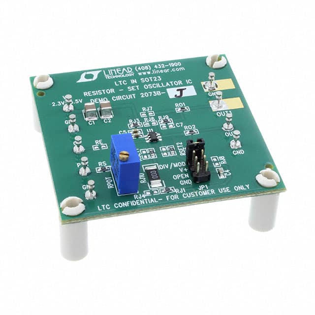 DC2073B-J LTC6908-1 SILICON OSCILLATOR DEM
