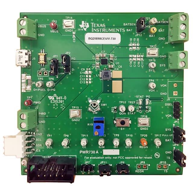 BQ25898CEVM-730 COMPLETE CHARGER EVALUATION MODU