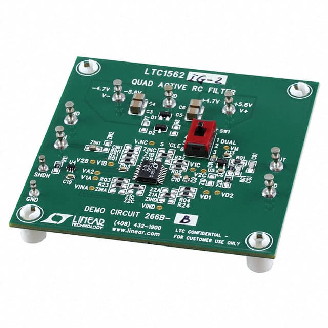 DC266B-B DEMO BOARD FOR LTC1562CG-2