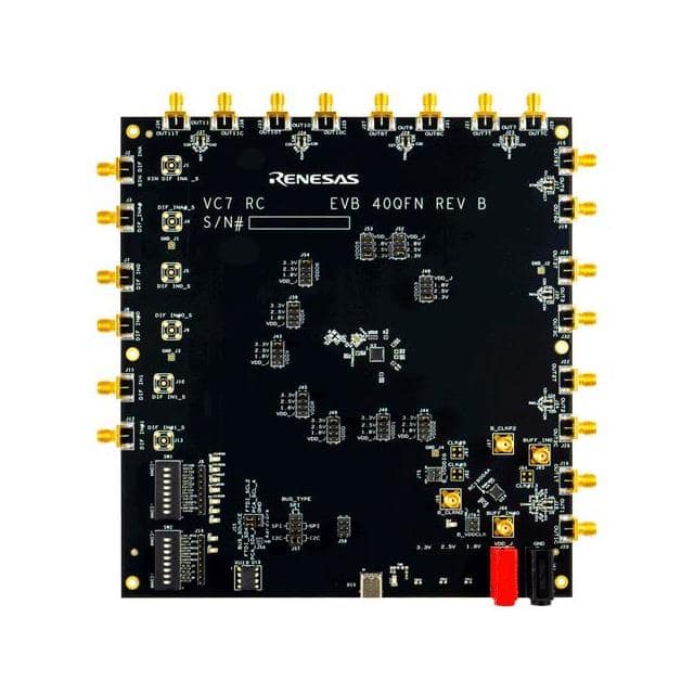 RC31008-EVB VC7 - 8 OUTPUTS - JITTER ATTENUA