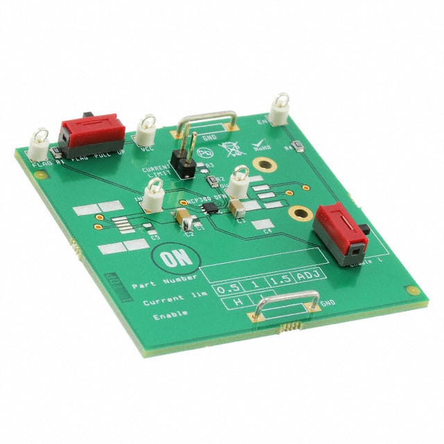 NCP380HMU15AGEVB BOARD EVAL NCP380HMU15 LOAD SW