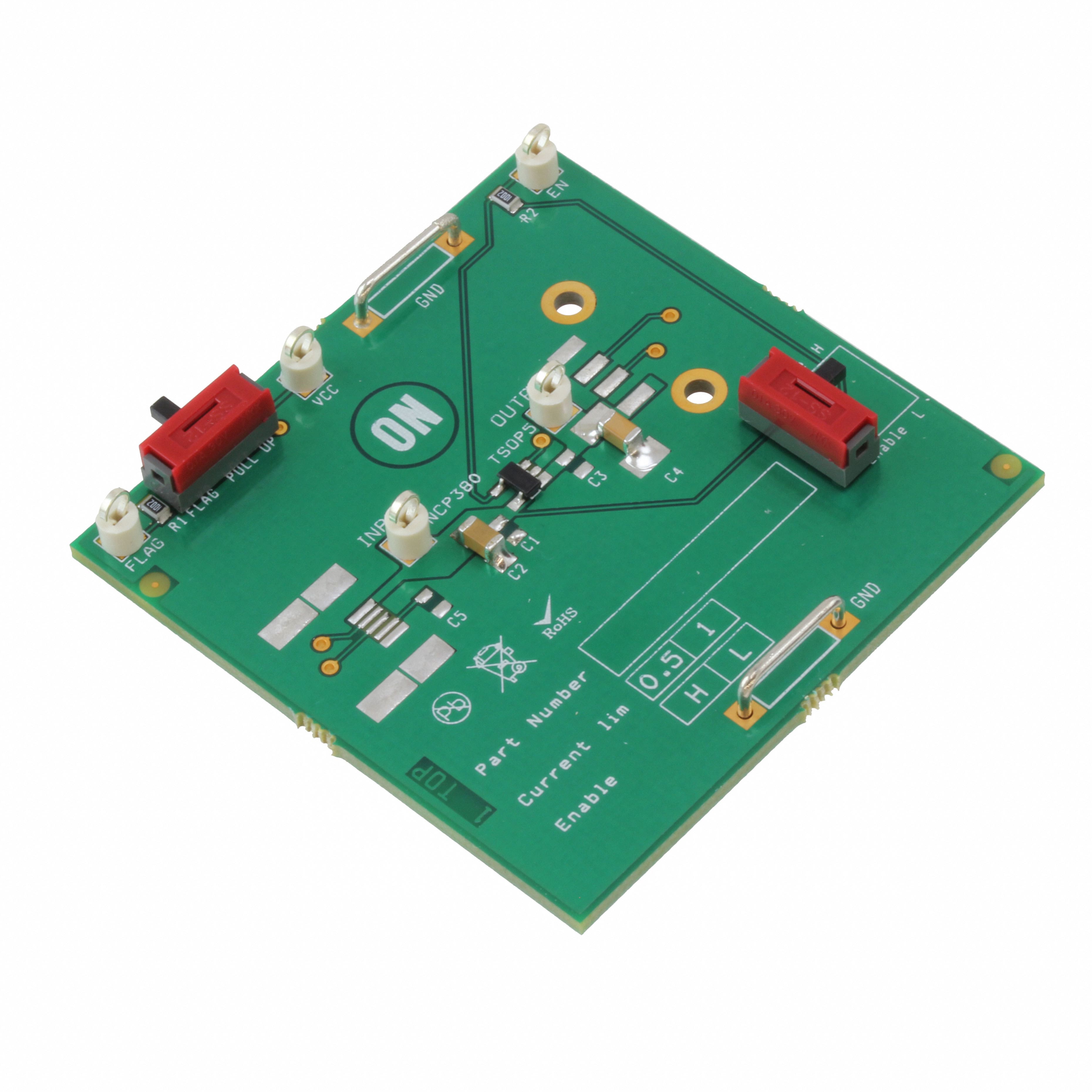 NCP380LSN10AGEVB BOARD EVAL NCP380LSN10 LOAD SW