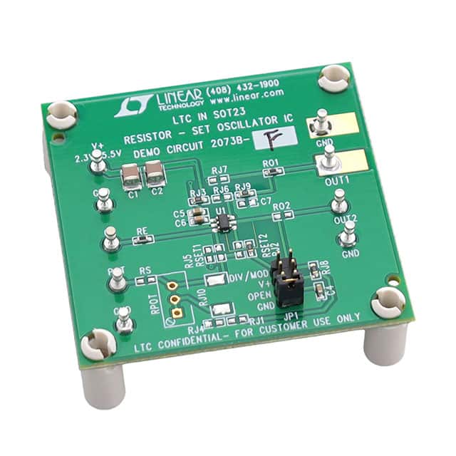 DC2073B-F LTC6905-96 SILICON OSCILLATOR DE