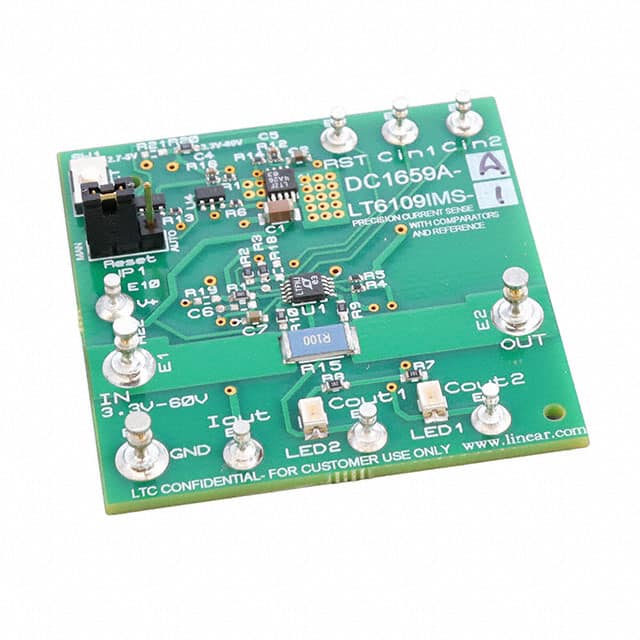 DC1659A-A LT6109-1 - HIGH SIDE CURRENT SEN