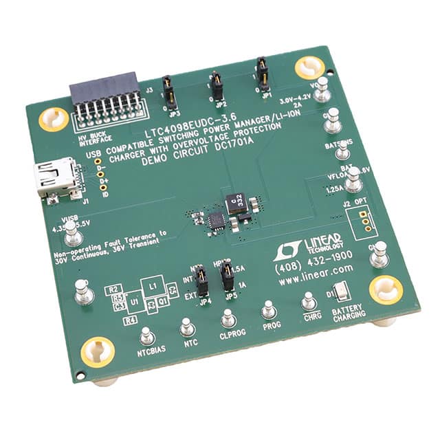 DC1701A BOARD DEMO FOR LTC4098-3.6