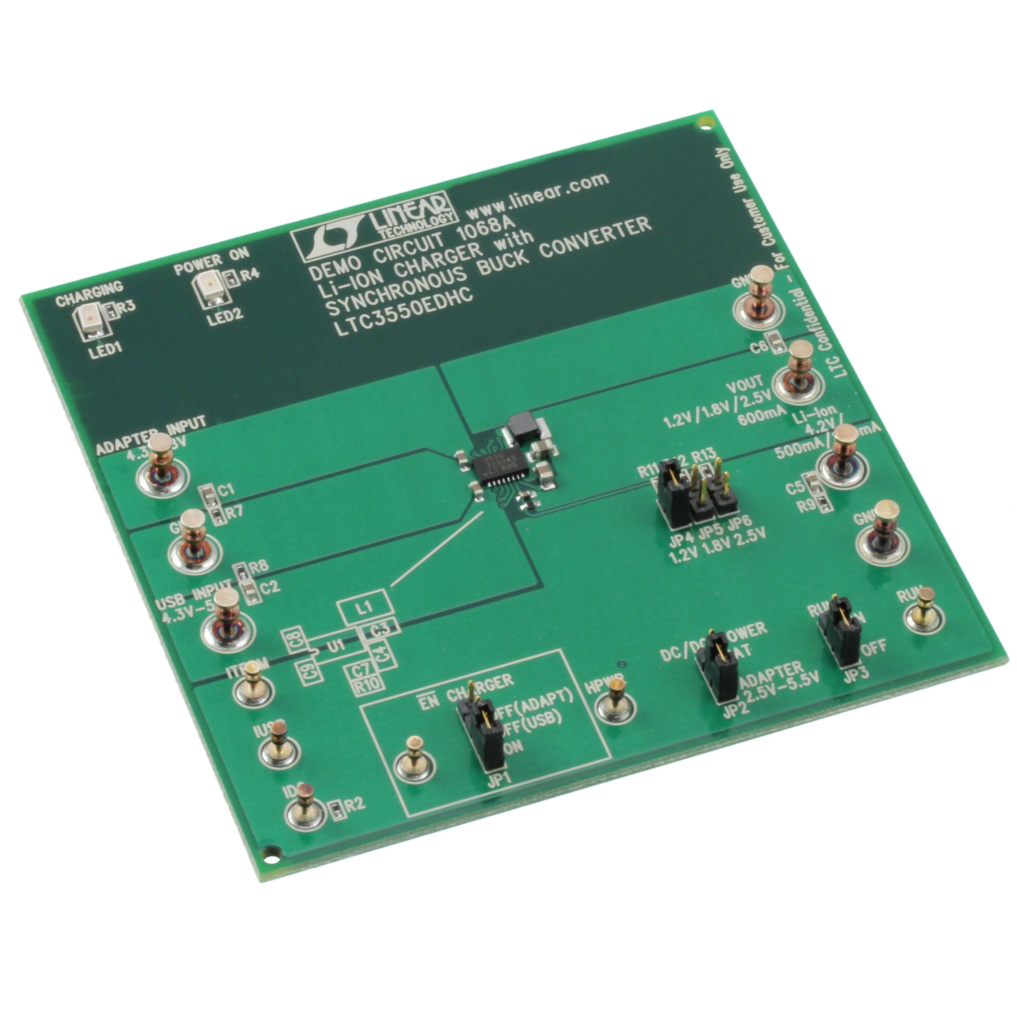 DC1068A BOARD EVAL FOR LTC3550EDHC