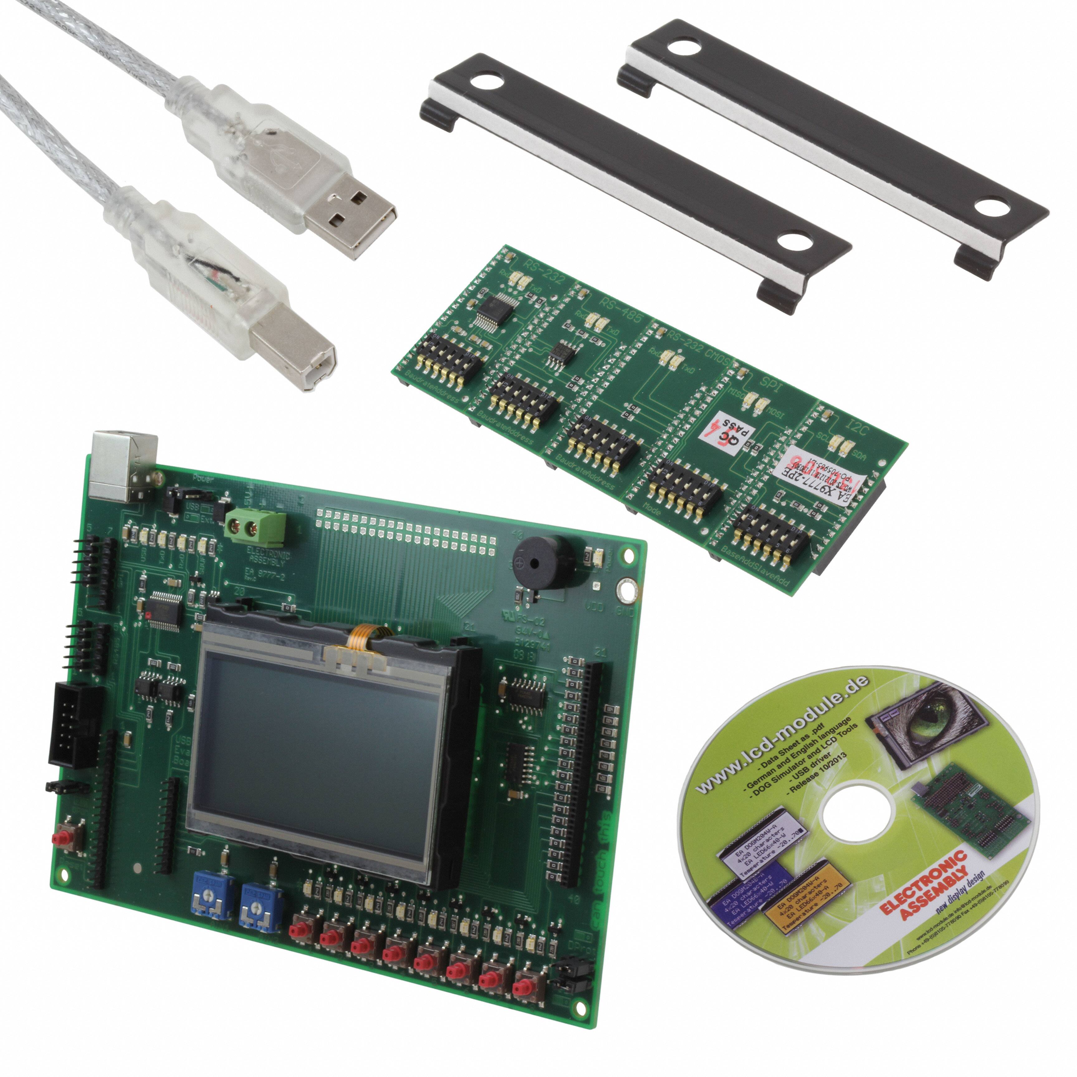 EA EVALEDIP128W EVAL BOARD 128X64 LCD EDIP128W