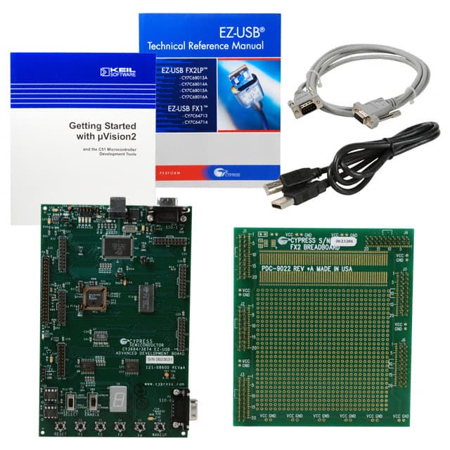 CY3674 KIT USB FX1 DEVELOPMENT BOARD