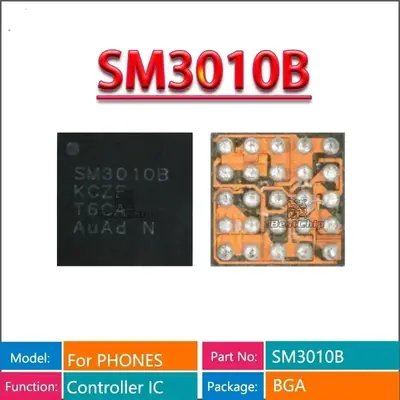 SM3010B The SM3010B is an LCD Display IC Chip manufactured by Silicon Labs. It is compatible with various Samsung Galaxy smartphones.