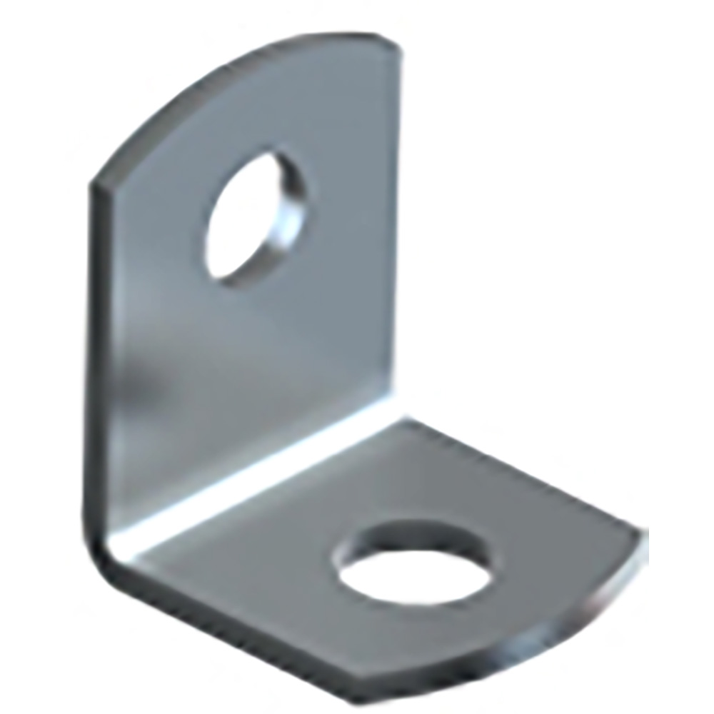 708 Tall L shaped threaded mounting bracket from Keystone Electronics with 6-32 thread and steel nickel plated construction.