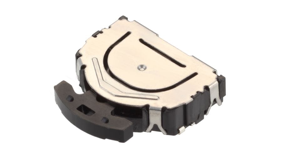 SLLB120100 The Alps Alpine SLLB120100 is a compact, thin-profile horizontal type Multi Control Device. It features a Lever and Push Operation Type and dimensions of 11.8x11.4x3.0mm.