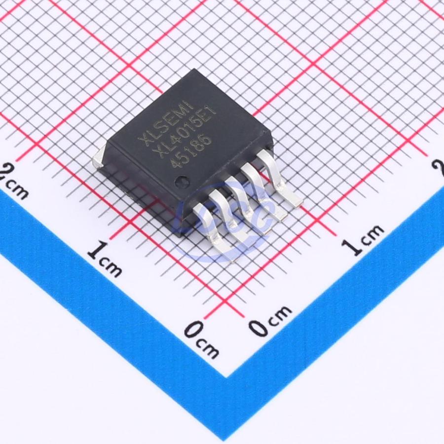 XL4015E1 The XLSEMI XL4015E1 is an adjustable DC-DC step-down switching regulator. It features an input voltage range of 8V to 36V and an output current capability of up to 5A.