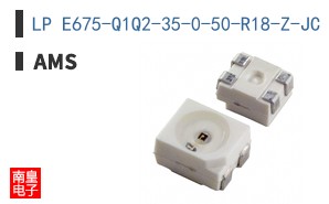 LP E675-Q1Q2-35-0-50-R18-Z-JC The Osram LP E675-Q1Q2-35-0-50-R18-Z-JC is a green SMD LED from the TOPLED family. It offers a dominant wavelength of 560nm and a wide 120° viewing angle.