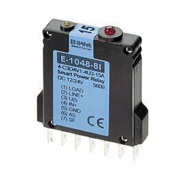 E-1048-8I4-C3D1V0-4U3-10A The E-T-A E-1048-8I4-C3D1V0-4U3-10A is a solid state circuit breaker designed for 24V DC circuits. It features a 10A current rating and automatic reset.