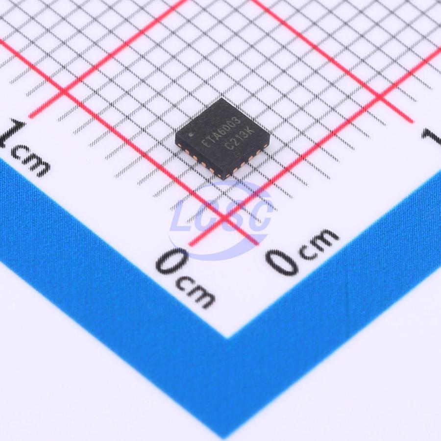ETA6003Q3Q The ETA6003Q3Q is an IC CHIPSET from ETA in a QFN-16 package. It is RoHS3 Compliant, MSL 1 Unlimited, and REACH Unaffected.