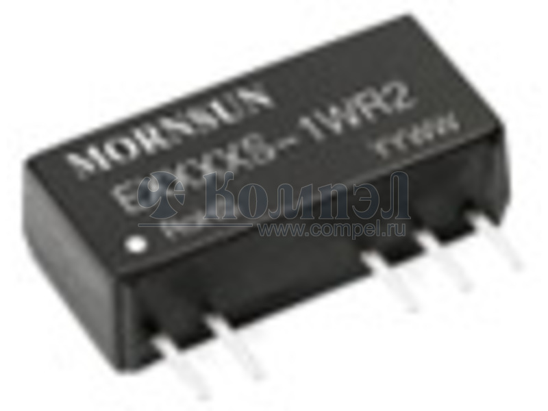 F0505S-1WR2 The Mornsun F0505S-1WR2 is a 1W isolated DC-DC converter featuring a compact SIP package and an operating temperature range of -40°C to +105°C. It offers high efficiency up to 81% and 3k VDC I/O isolation.