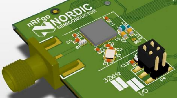 2450BM14E0003 The Johanson Technology 2450BM14E0003 is a 2.4 GHz impedance-matched balun and filter designed for Nordic Semiconductor chipsets. It operates within a 2400-2500 MHz passband.