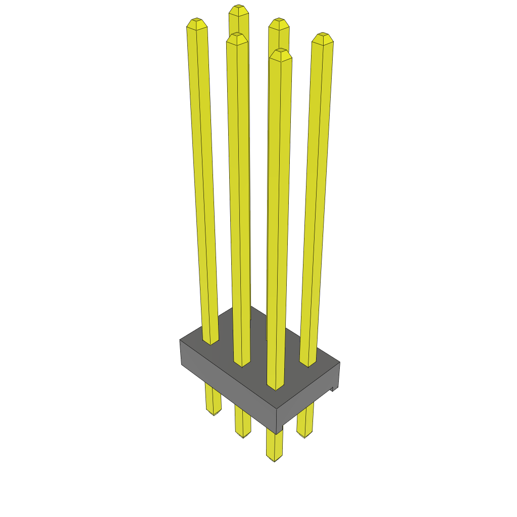 MTMM-103-14-L-D-570 The Samtec Inc. MTMM-103-14-L-D-570 is a vertical header strip with a 2.00mm pitch. It features through-hole mounting and a 3A current rating.