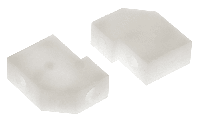 PCB-MB The Essentra Components PCB MB 01 is a nylon PCB mounting block designed for M3 screws. It is supplied in bags of 100.