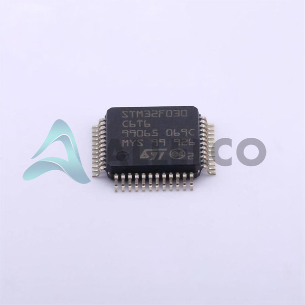 STM32C031K6U6TR The STM32C031K6U6TR is a 32-bit microcontroller from STMicroelectronics featuring ARM Cortex-M0+ core. It offers 32KB of FLASH program memory and 12KB of RAM.