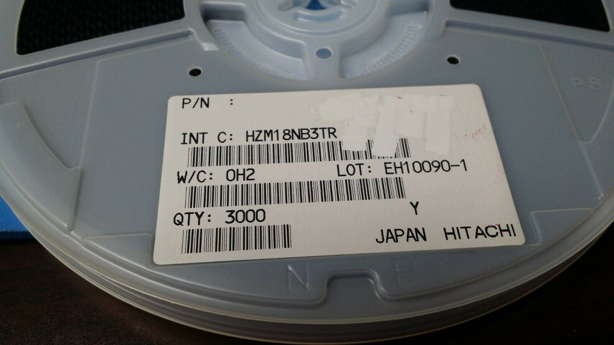 HZM18NB3TR The Hitachi HZM18NB3TR is a unidirectional silicon Zener diode with a nominal reference voltage of 18.62V and a power dissipation of 0.2W. It is supplied in an SC-59A package.