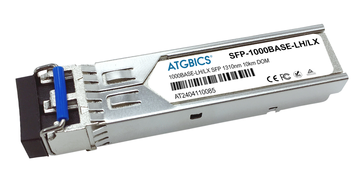 AFCT-5705PZ The ATGBICS AFCT-5705PZ is a compatible SFP 1000Base-LX transceiver for Avago Broadcom. It supports distances up to 10km over single-mode fiber with a 1310nm wavelength and an LC connector.
