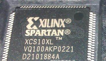 XCS10XL-VQ100AKP The Xilinx XCS10XL-VQ100AKP is a Programmable Logic Device (PLD). It features RoHS3 compliance and an MSL of 1 Unlimited.