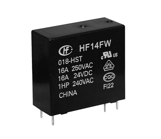 HF14FW/024-HST The Hongfa HF14FW/024-HST is an industrial relay with RoHS3 compliance and an MSL 1 rating. It is unaffected by REACH regulations.