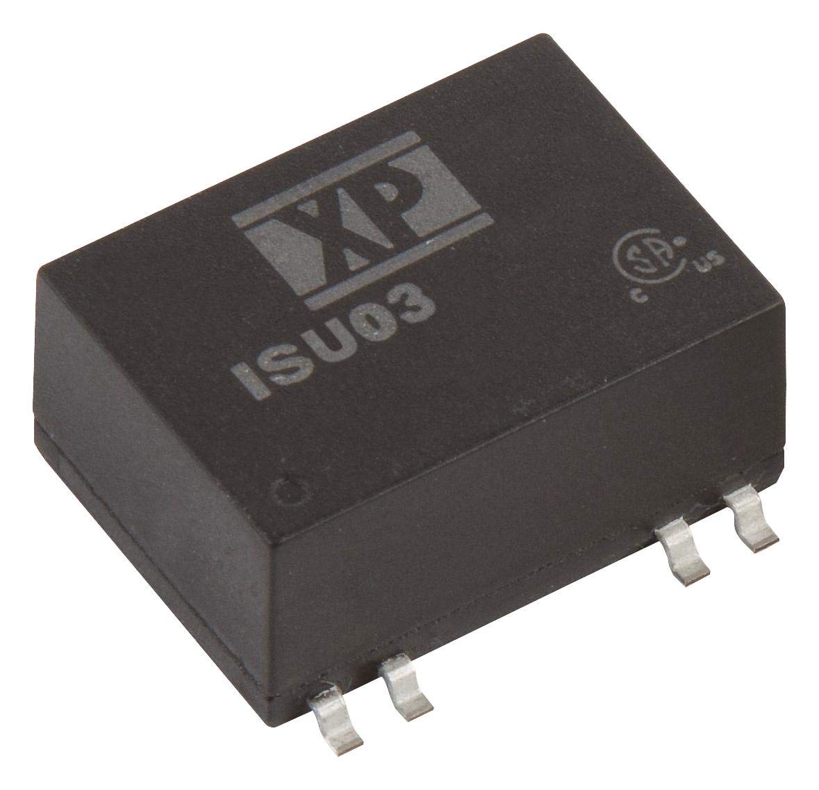 ISU0348D12 The ISU0348D12 is a 3W isolated DC-DC converter from XP Power with dual ±12V outputs rated at 125mA each. It features a wide 4:1 input range of 18-75V and comes in a compact 14-SMD module.