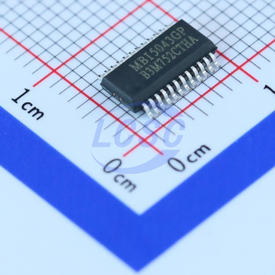 MBI5043GP-A The MBI5043GP-A is an LED Driver from MBI. It features RoHS3 compliance and MSL 1 Unlimited rating.