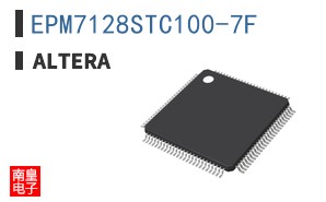EPM7128STC100-7F The Altera EPM7128STC100-7F is a Complex Programmable Logic Device (CPLD) from the MAX 7000S series. It features 128 macrocells and a 7.5ns propagation delay.