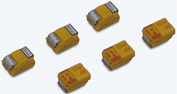 TAJB226K020RNJ The Kyocera AVX TAJB226K020RNJ is a 22 µF MnO2 tantalum capacitor with a 20V dc rating. It features a surface mount package and AEC-Q200 automotive standard compliance.