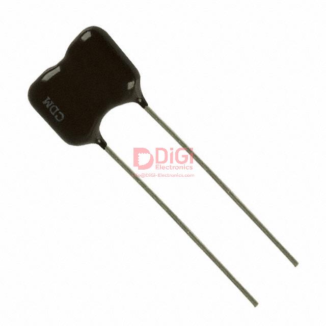 CM06FD751JO3 The ARCO CM06FD751JO3 is a Mica Capacitor with a capacitance of 750 pF and a voltage rating of 500 V. It features a ±5% tolerance and operates within a temperature range of -55°C to 125°C.
