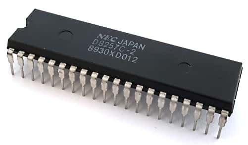 UPD8257C-2 The NEC D8257C-2 is a programmable Direct Memory Access (DMA) controller IC. It operates at a nominal voltage of 5V and is housed in a Dip package.