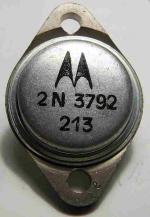 2N3792 The RCA 2N3792 is an NPN silicon planar transistor designed for AF power amplifier applications. It comes in a TO-18 package.