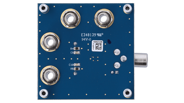 TPA2011D1YFF The TPA2011D1YFF is an evaluation module for a low-power, Class-D, mono audio power amplifier from Texas Instruments. It delivers up to 2.57W into 4 ohms.